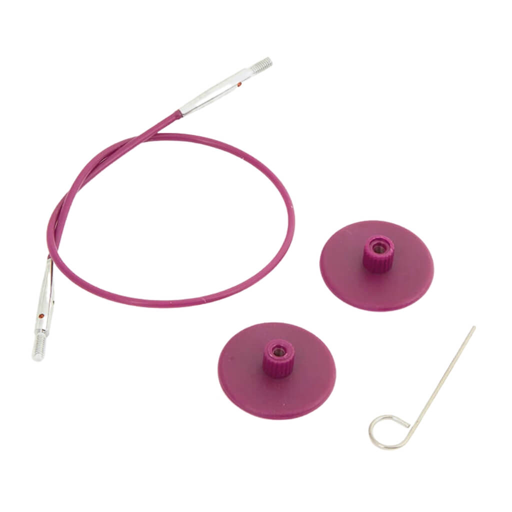KnitPro Nadelseil Edelstahl purple 40 cm - 150 cm bei bei bei bei bei bei bei bei bei bei bei bei bei bei bei Lieblingsgarn