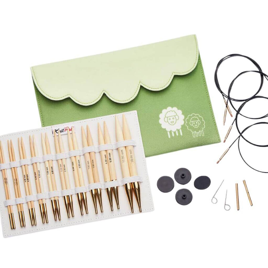 KnitPro Bamboo Deluxe Nadelspitzen Set bei bei bei bei bei bei bei bei bei bei bei bei bei Lieblingsgarn