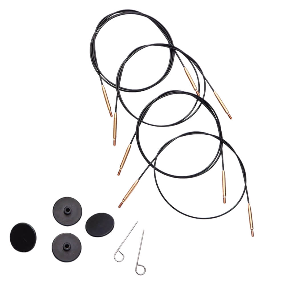 KnitPro 360° Swivel Schwarz, Farbe 40 – Kunststoff und Metall bei Lieblingsgarn