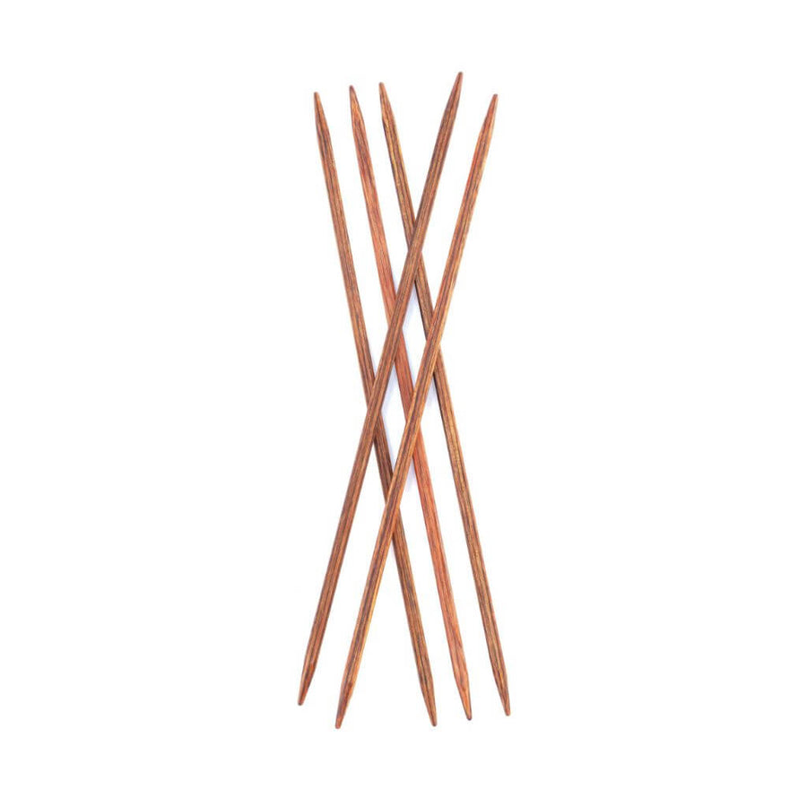 KnitPro Nadelspiel Ginger Cubics, Farbe 15 – Holz bei Lieblingsgarn