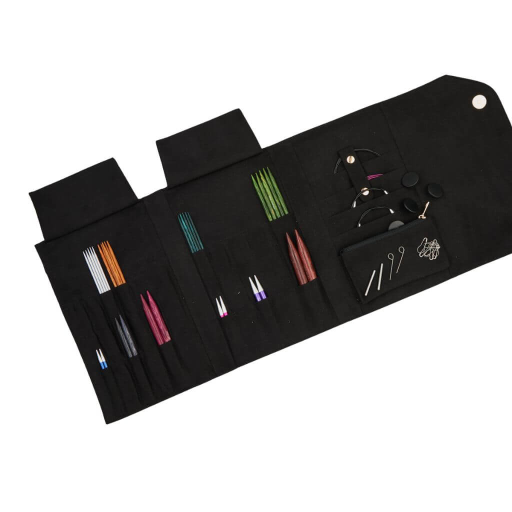 KnitPro Nadeltasche für diverse Nadeln schwarz bei bei bei bei bei bei bei bei bei bei Lieblingsgarn