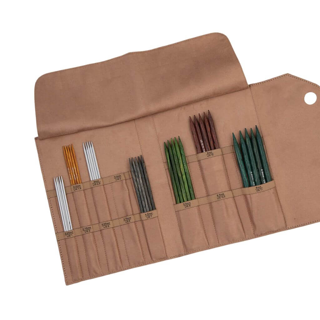 KnitPro Nadeltasche für Nadelspiele Beige bei bei bei bei bei bei bei bei bei bei Lieblingsgarn