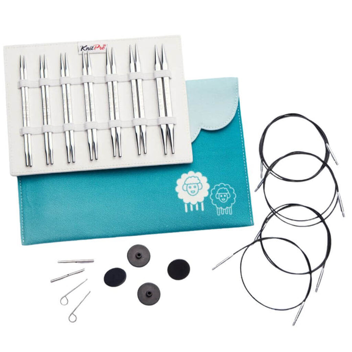 KnitPro Nova Cubics Deluxe Nadelspitzen Set bei bei bei bei bei bei bei bei bei bei bei bei bei Lieblingsgarn