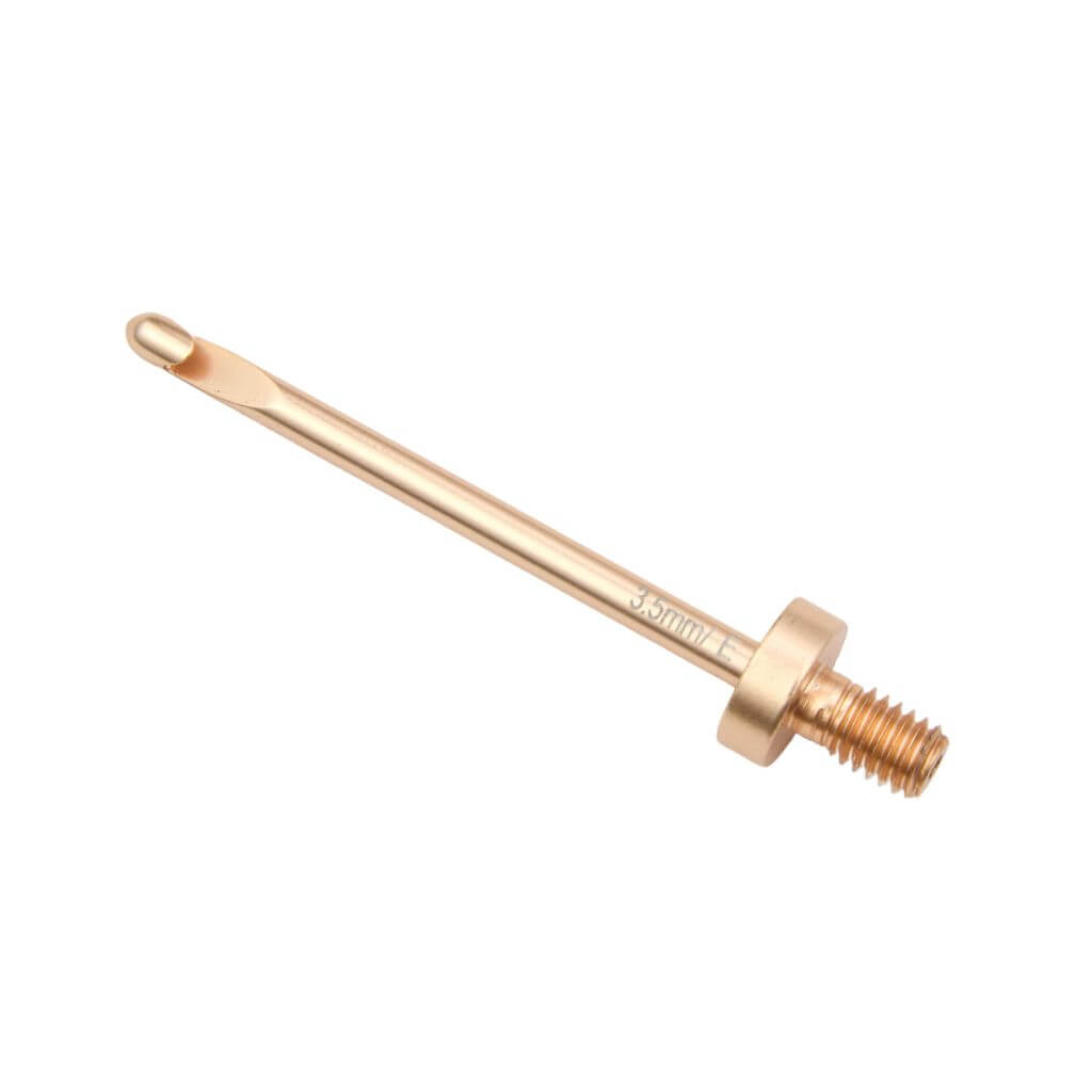KnitPro austauschbare Häkelnadeln Oasis Rose Gold, Farbe 3,5 – Metall bei Lieblingsgarn