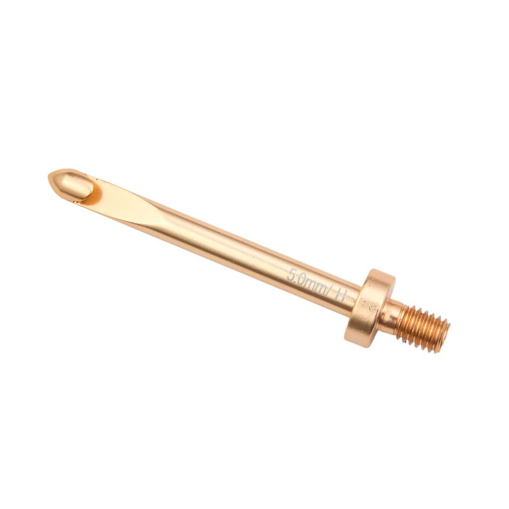 KnitPro austauschbare Häkelnadeln Oasis Rose Gold, Farbe 5 – Metall bei Lieblingsgarn