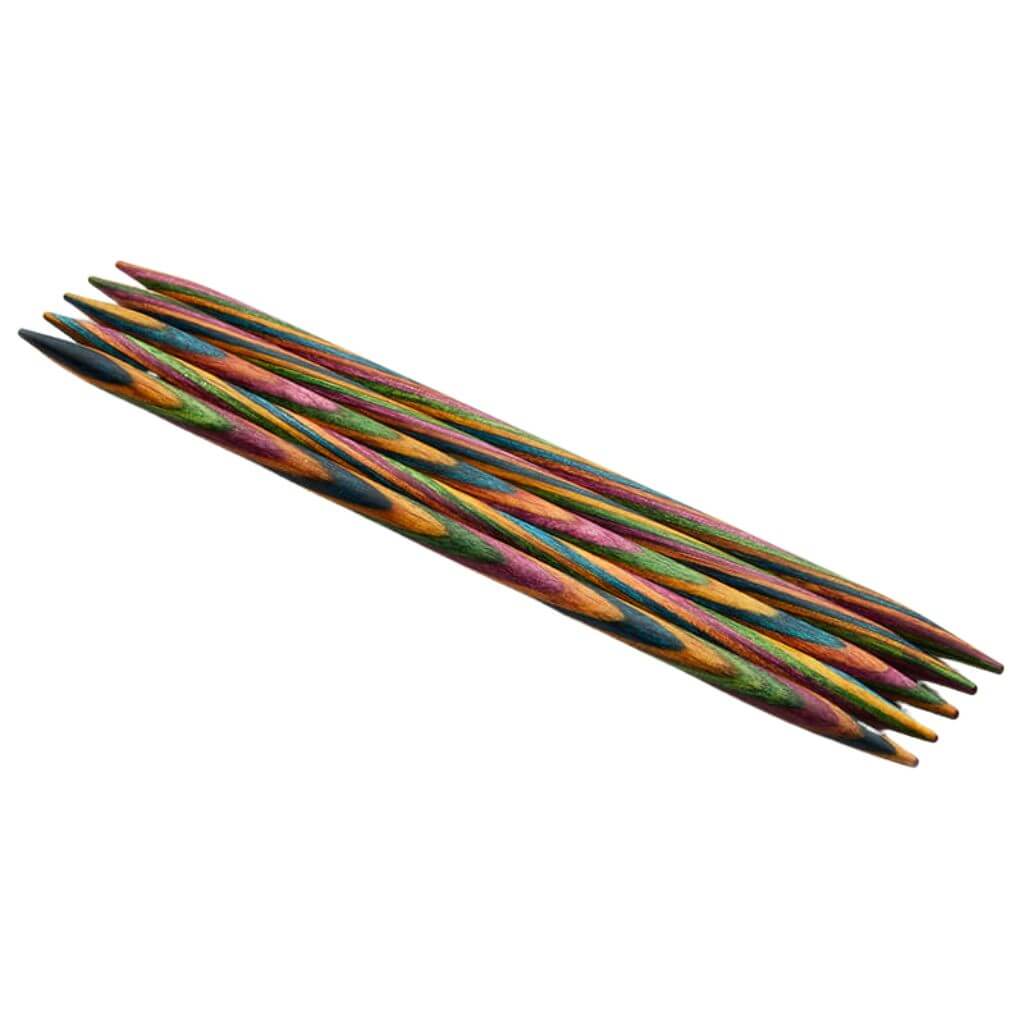 KnitPro Symfonie Strumpfstricknadeln 15 cm, Farbe 2,25 – Holz bei Lieblingsgarn