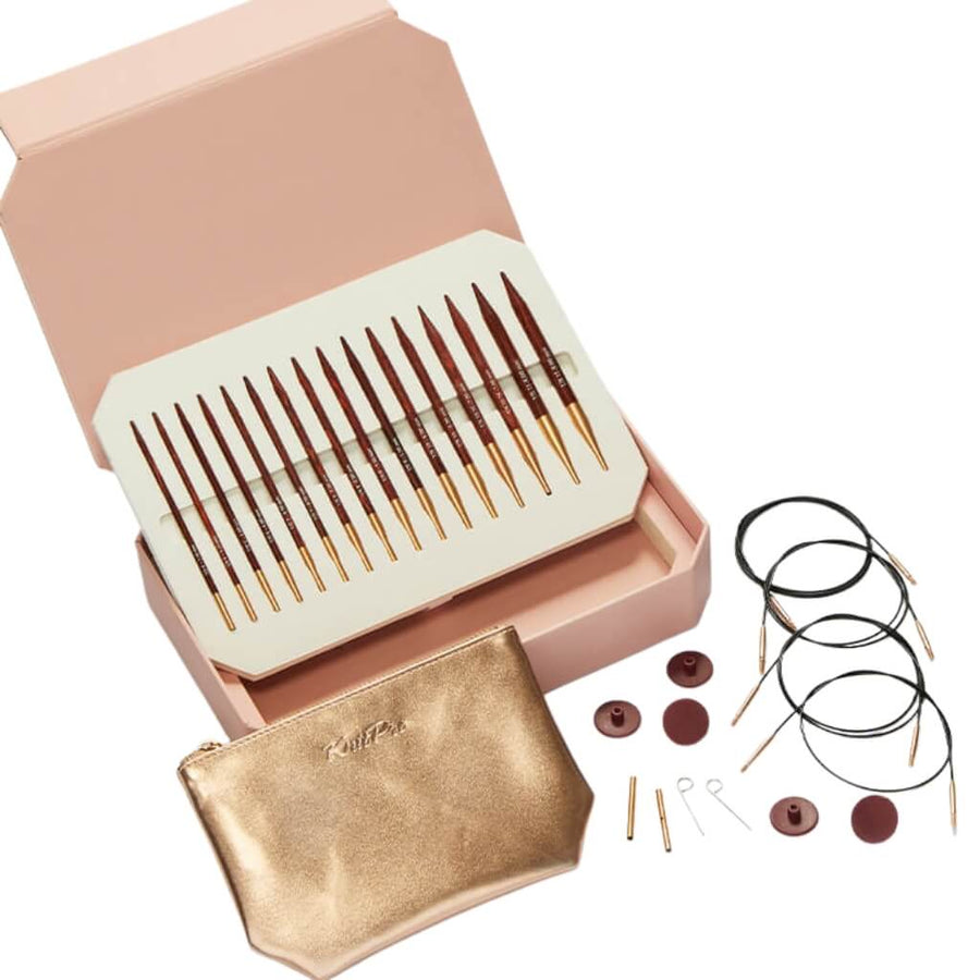 KnitPro Symfonie Rose Rundstricknadelspitzen Deluxe Set bei bei bei bei bei bei bei bei bei bei bei bei bei bei Lieblingsgarn