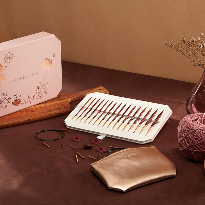 KnitPro Symfonie Rose Rundstricknadelspitzen Deluxe Set bei bei bei bei bei bei bei bei bei bei bei bei bei bei Lieblingsgarn