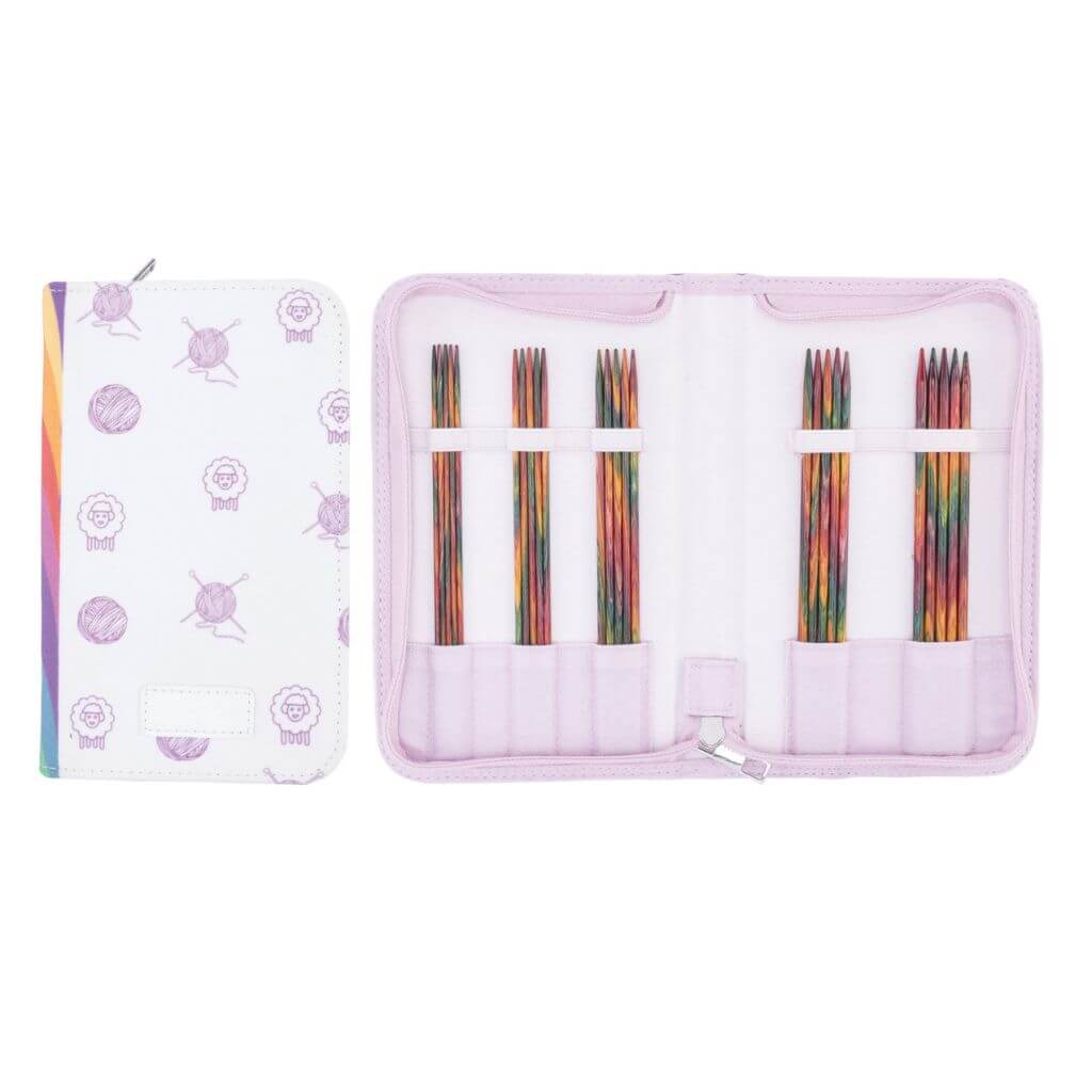 KnitPro Nadelset Symfonie Holz 15 cm 5 Paar, 2,0 - 4,0 mm + Stofftasche bei bei bei bei bei bei bei bei bei bei Lieblingsgarn