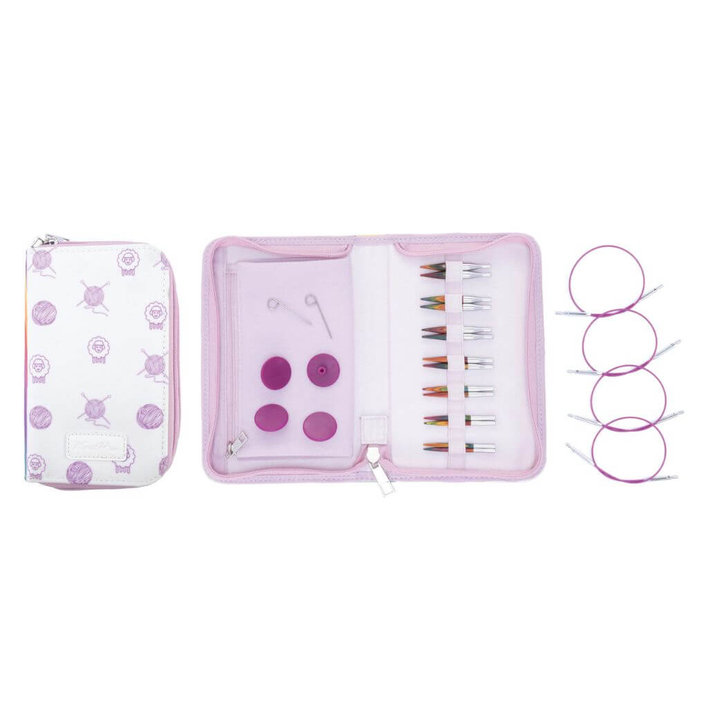 KnitPro Nadelset Symfonie Holz 5 cm 7 Paar, 3,0 - 6,0 mm + Zubehör bei bei bei bei bei bei bei bei bei bei Lieblingsgarn