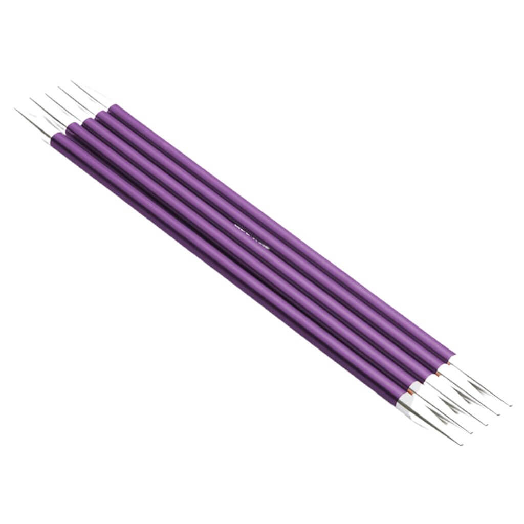 KnitPro Zing Sockenstricknadeln Nadelspiel, Farbe 15 – Metall bei Lieblingsgarn