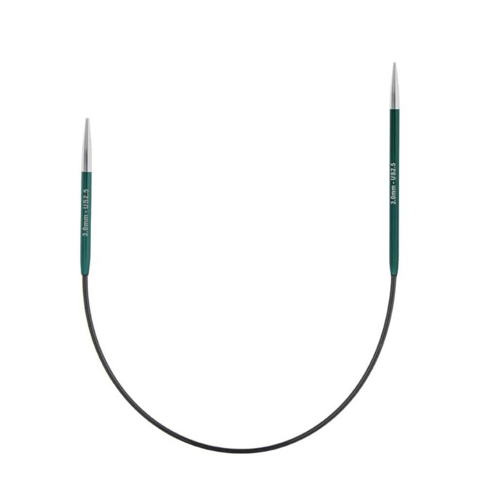 KnitPro Zing Sockenrundstricknadel 25 cm, Farbe 3 – Metall bei Lieblingsgarn