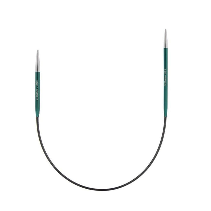 KnitPro Zing Sockenrundstricknadel 25 cm, Farbe 3,25 – Metall bei Lieblingsgarn