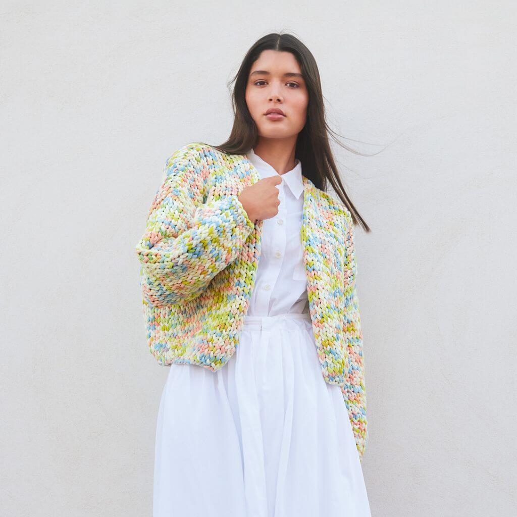 Lana Grossa Pattern Kurzer Cardigan Strickanleitung - Lana Grossa (PDF) bei bei bei bei bei bei bei bei bei bei Lieblingsgarn