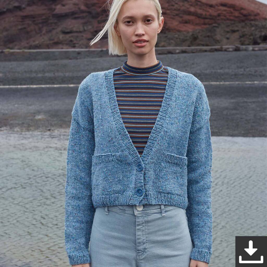 Lang Yarns Pattern Kurzer Cardigan Strickanleitung - Lang Yarns (PDF) bei bei bei bei bei bei bei bei bei bei Lieblingsgarn