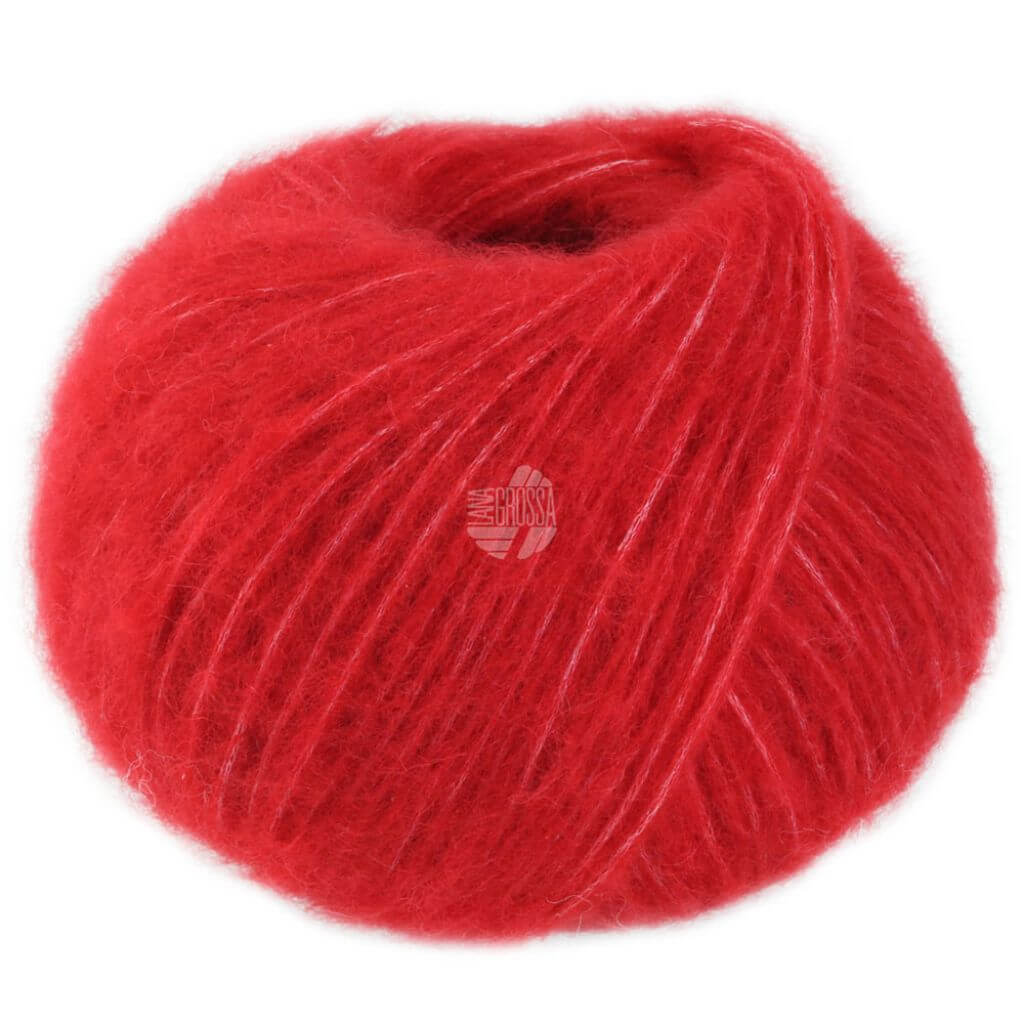 Lana Grossa Alpaca Air II, Farbe 9 Rot – Alpaka, Baumwolle und Schurwolle bei Lieblingsgarn