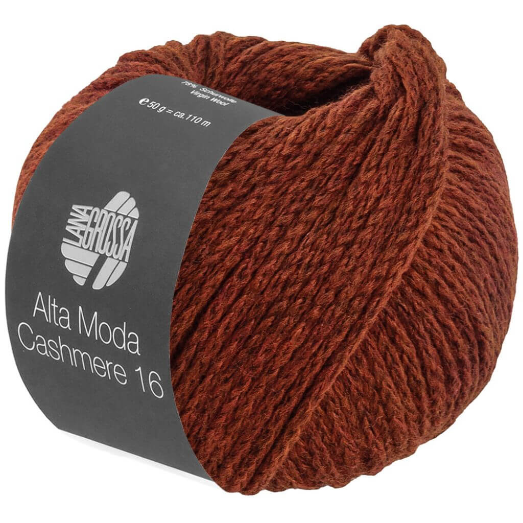 Lana Grossa Alta Moda Cashmere 16 50g, Farbe 87 Zimtbraun – Kaschmir, Merino und Polyamid bei Lieblingsgarn