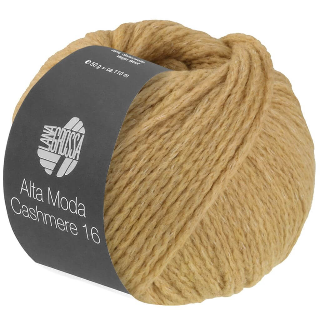 Lana Grossa Alta Moda Cashmere 16 50g, Farbe 81 Camel – Kaschmir, Merino und Polyamid bei Lieblingsgarn