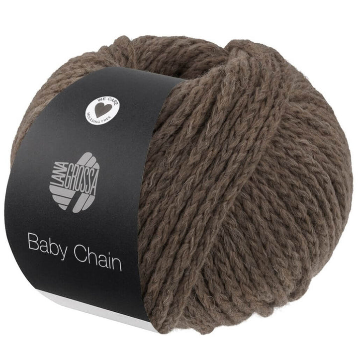 Lana Grossa Baby Chain, Farbe 1 Mokka – Alpaka, Merino und Synthetik bei Lieblingsgarn