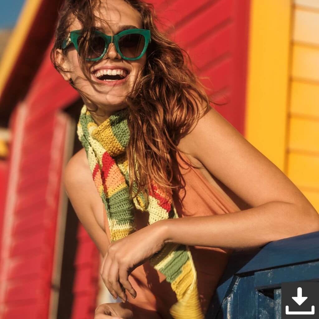 Lana Grossa Pattern Dreieckstuch Häkelset - Lana Grossa (PDF) bei bei bei bei bei bei bei bei bei bei bei Lieblingsgarn