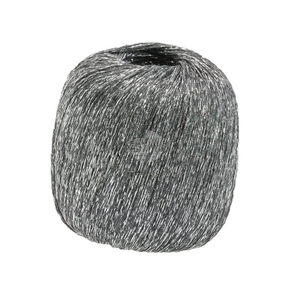 Lana Grossa Brillino, Farbe 6 Grau/Silber – Metall und Viskose bei Lieblingsgarn