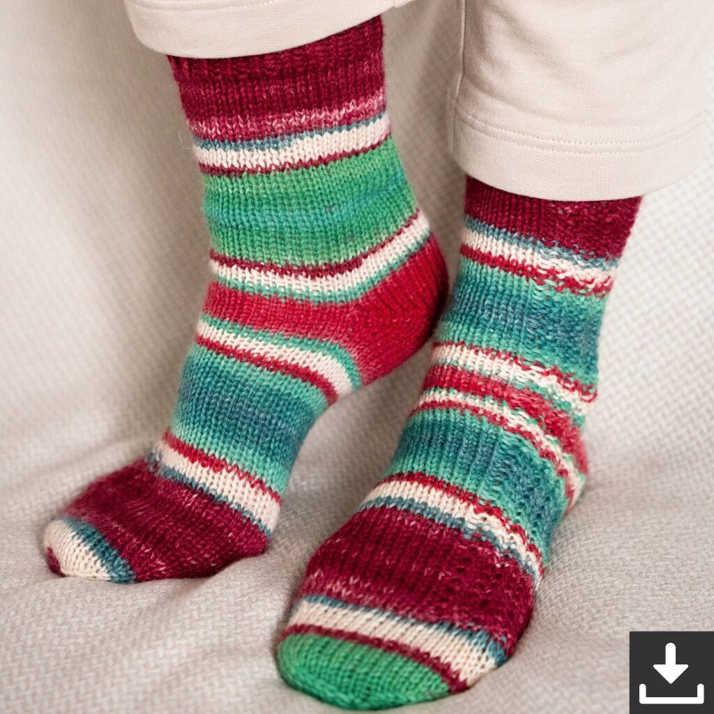 Lana Grossa Weihnachtliche Socken Strickset - Lana Grossa (PDF) bei bei bei bei bei bei bei bei bei bei bei bei Lieblingsgarn
