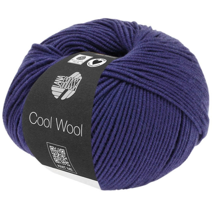 Lana Grossa Cool Wool 50g, Farbe 0440 Ultramarinblau – Merino und Schurwolle bei Lieblingsgarn