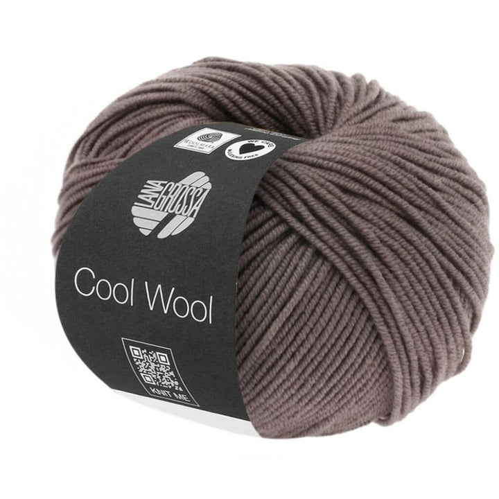 Lana Grossa Cool Wool 50g, Farbe 0558 Graubraun – Merino und Schurwolle bei Lieblingsgarn