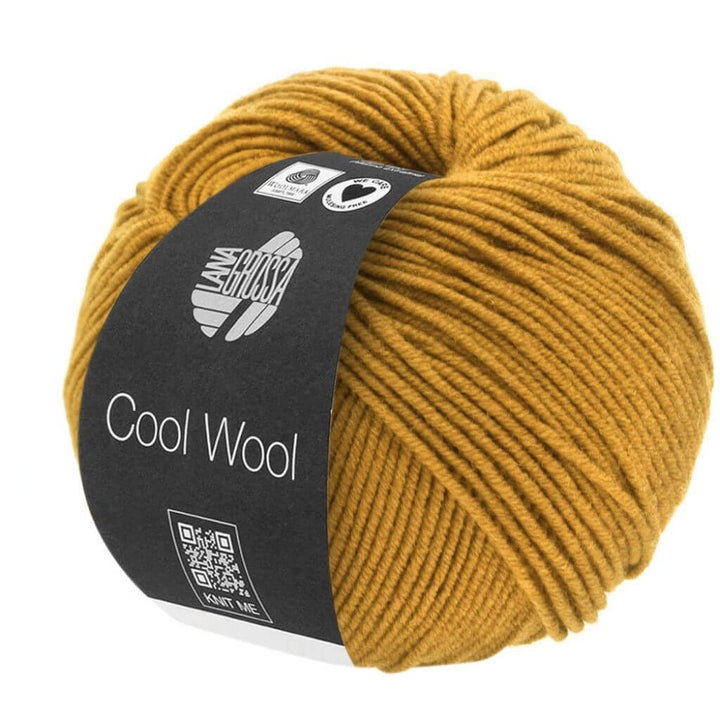 Lana Grossa Cool Wool 50g, Farbe 2035 Honiggelb – Merino und Schurwolle bei Lieblingsgarn