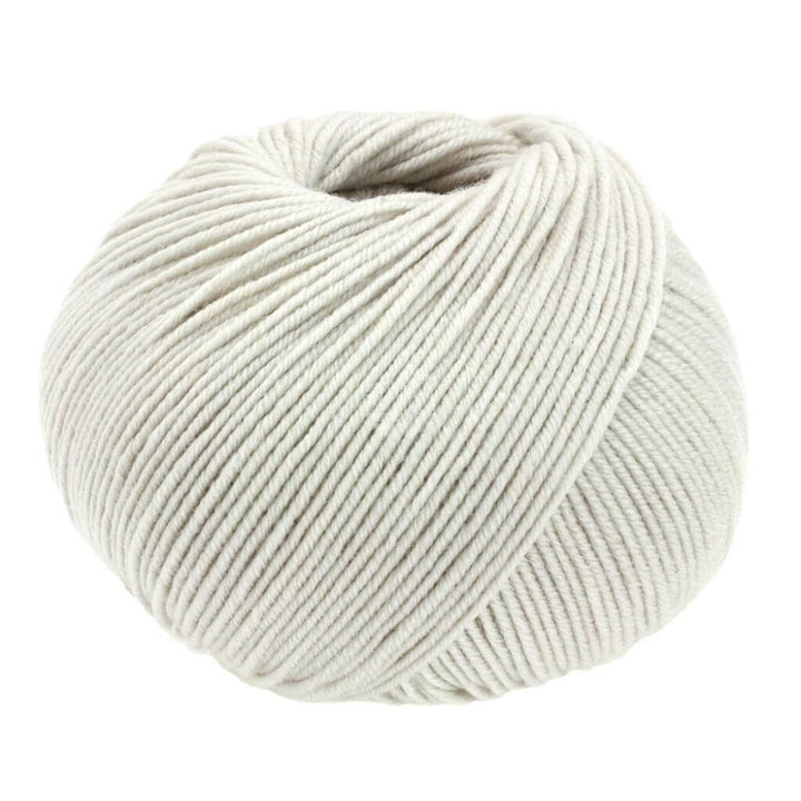 Lana Grossa Cool Wool 50g, Farbe 2076 Muschelgrau – Merino und Schurwolle bei Lieblingsgarn