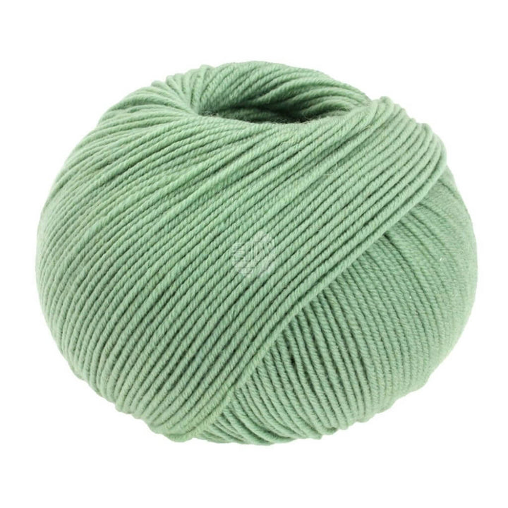 Lana Grossa Cool Wool 50g, Farbe 2078 Resedagrün – Merino und Schurwolle bei Lieblingsgarn