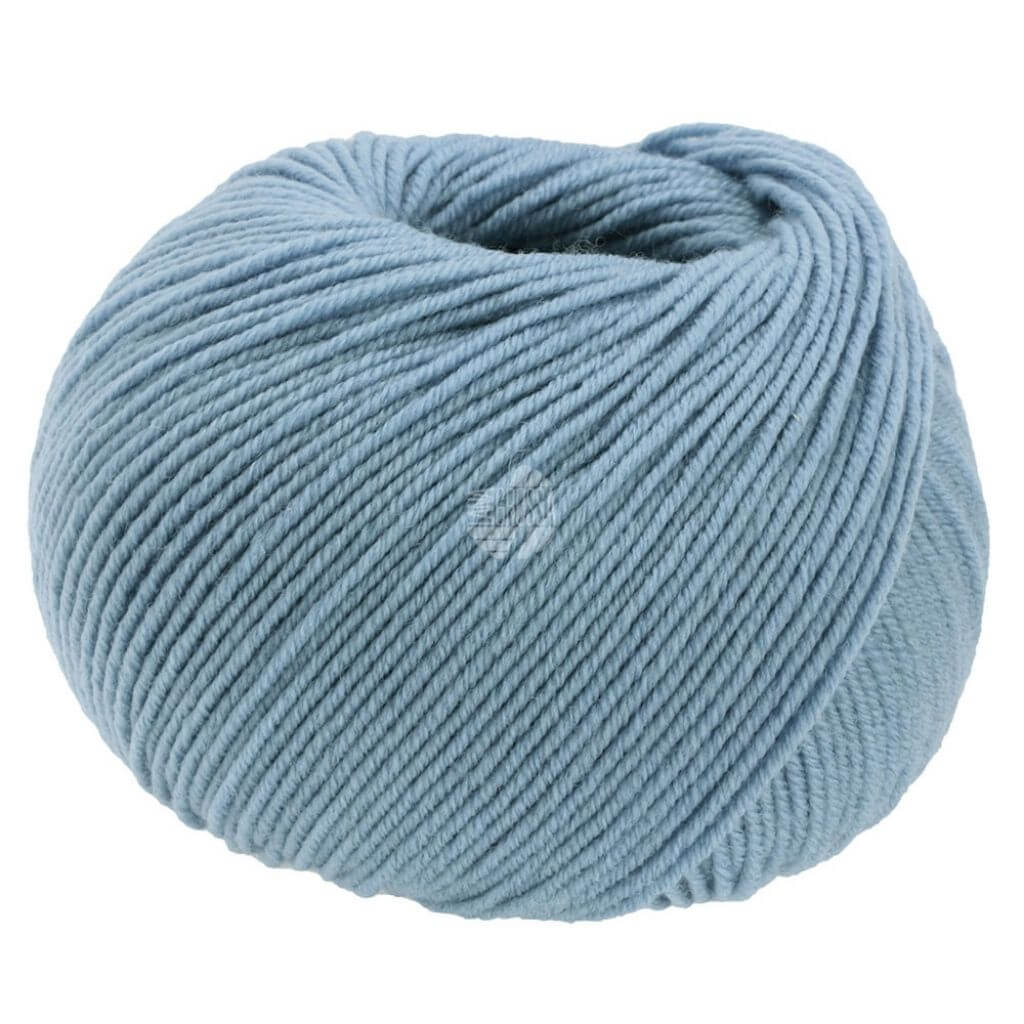 Lana Grossa Cool Wool 50g, Farbe 2102 Graublau – Merino und Schurwolle bei Lieblingsgarn