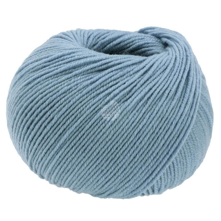 Lana Grossa Cool Wool 50g, Farbe 2102 Graublau – Merino und Schurwolle bei Lieblingsgarn