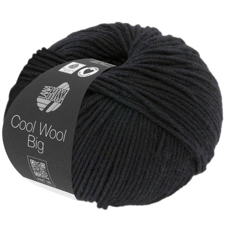 Lana Grossa Cool Wool Big, Farbe 627 Schwarz – Merino und Schurwolle bei Lieblingsgarn