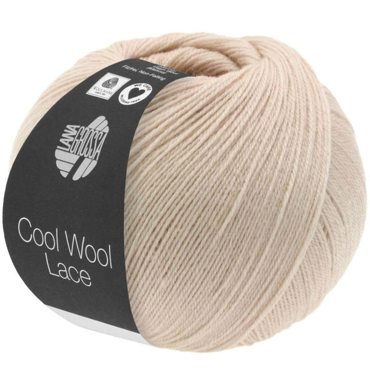Lana Grossa Cool Wool Lace, Farbe 13 Grège – Merino bei Lieblingsgarn