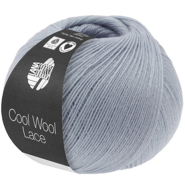 Lana Grossa Cool Wool Lace, Farbe 62 Pastellblau – Merino bei Lieblingsgarn