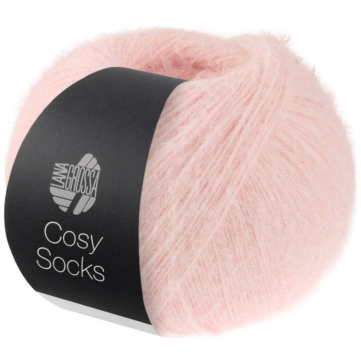 Lana Grossa Cosy Socks, Farbe 1 Rosa – Merino und Synthetik bei Lieblingsgarn