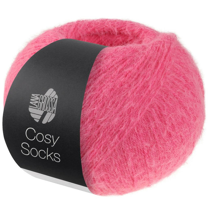 Lana Grossa Cosy Socks, Farbe 2 Pink – Merino und Synthetik bei Lieblingsgarn