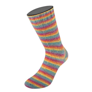 Lana Grossa Cosy Socks Multi Stripes