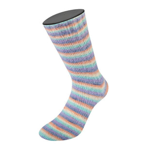 Lana Grossa Cosy Socks Multi Stripes