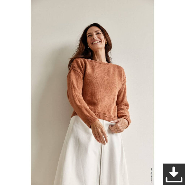 Lana Grossa Pattern Damen Pullover Strickset - Lana Grossa (PDF) bei bei bei bei bei bei bei bei bei bei Lieblingsgarn