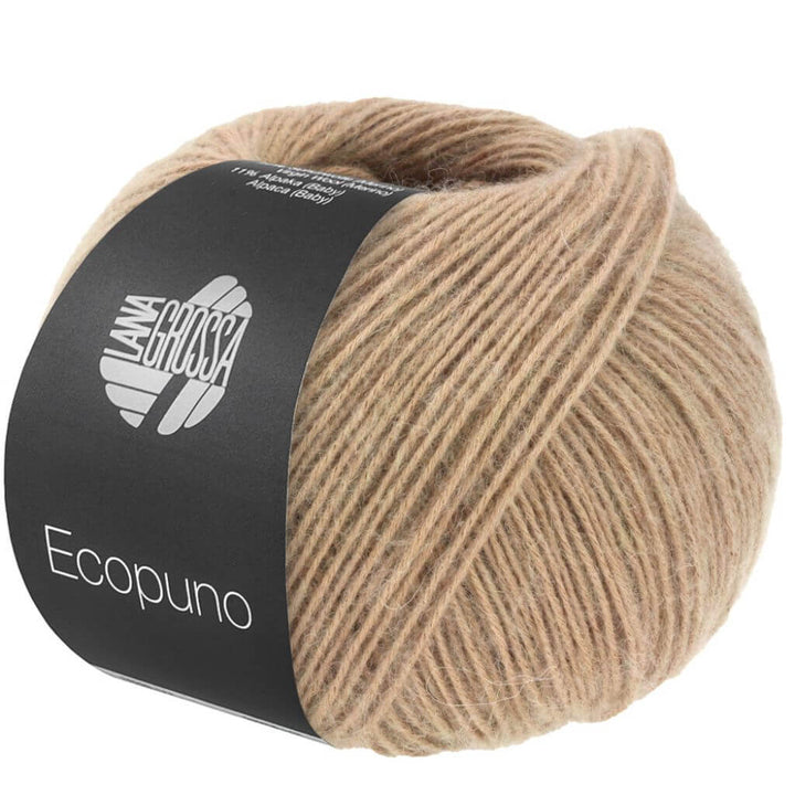 Lana Grossa Ecopuno, Farbe 222 Leinenbeige – Alpaka, Baumwolle und Merino bei Lieblingsgarn