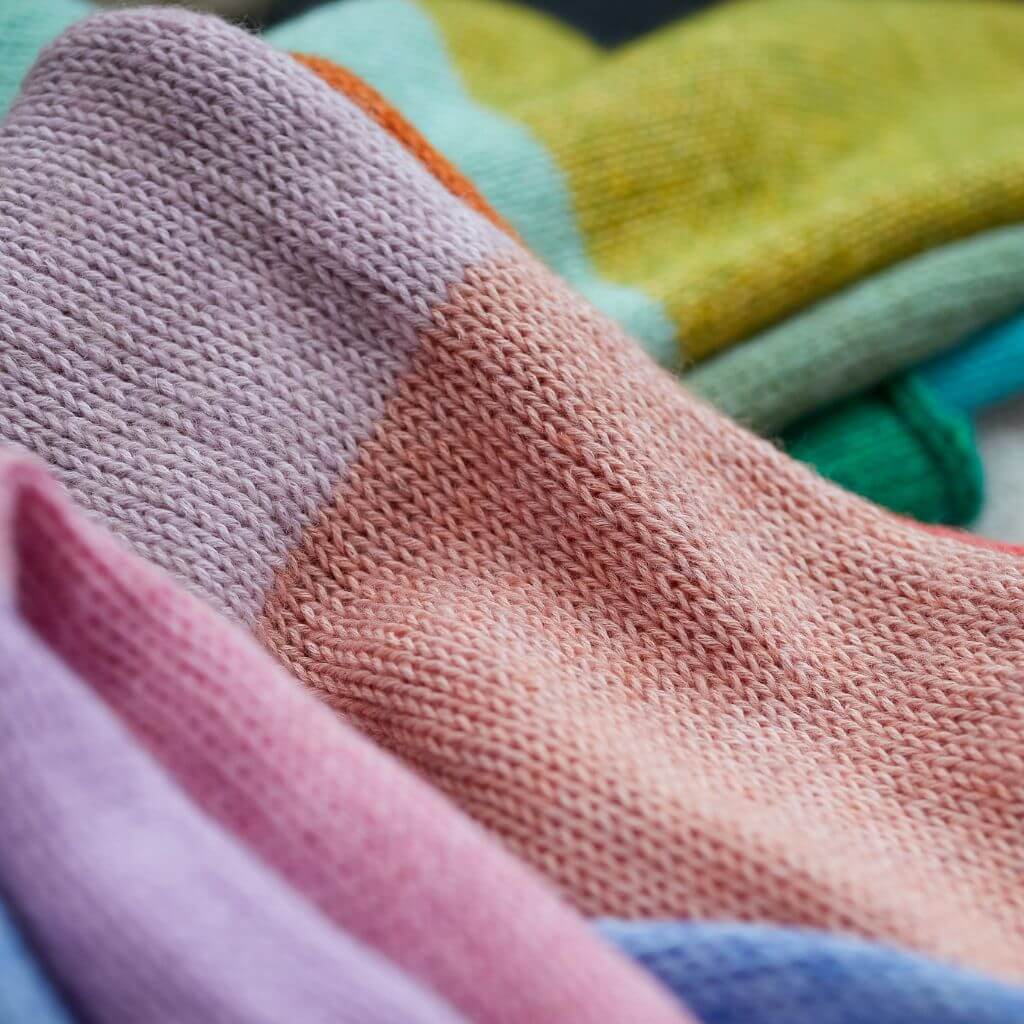 Lana Grossa Pattern Mehrfarbiger Schal Strickset - Lana Grossa (PDF) bei bei bei bei bei bei bei bei bei bei Lieblingsgarn