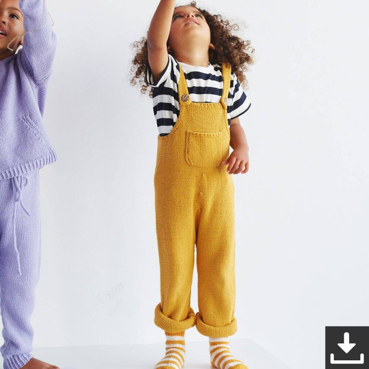 Lana Grossa Pattern Kinder Latzhose Strickset - Lana Grossa (PDF) bei bei bei bei bei bei bei bei bei bei Lieblingsgarn