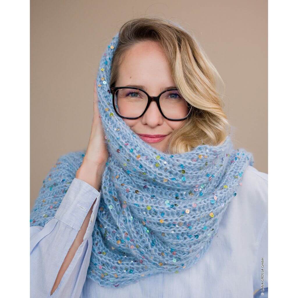 Lana Grossa Pattern Emi Schal Strickanleitung - Lana Grossa (PDF) bei bei bei bei bei bei bei bei bei bei bei Lieblingsgarn