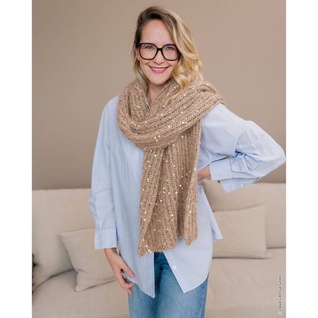 Lana Grossa Pattern Emi Schal Strickanleitung - Lana Grossa (PDF) bei bei bei bei bei bei bei bei bei bei bei Lieblingsgarn