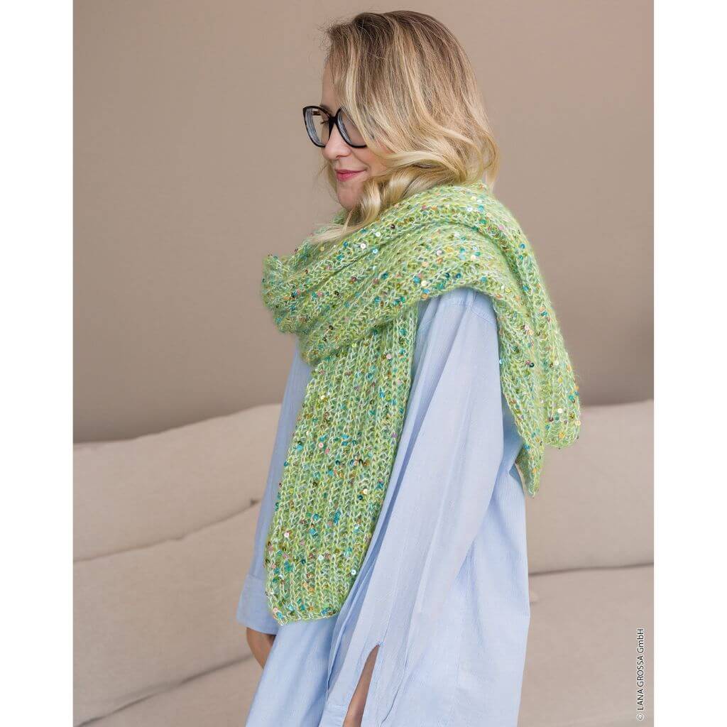 Lana Grossa Pattern Emi Schal Strickanleitung - Lana Grossa (PDF) bei bei bei bei bei bei bei bei bei bei bei Lieblingsgarn