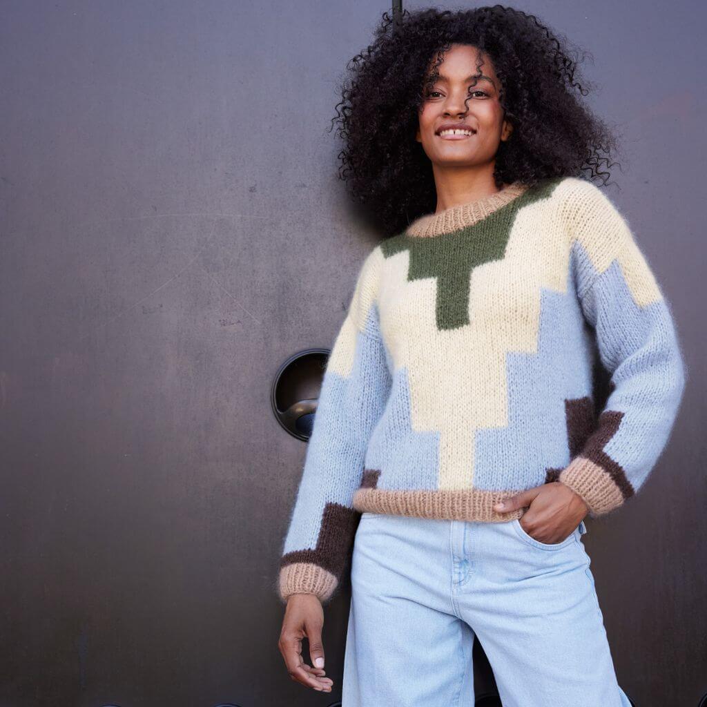 Lana Grossa Lässiger Pullover Strickanleitung - Lana Grossa (Heft) bei bei bei bei bei bei bei bei bei bei Lieblingsgarn