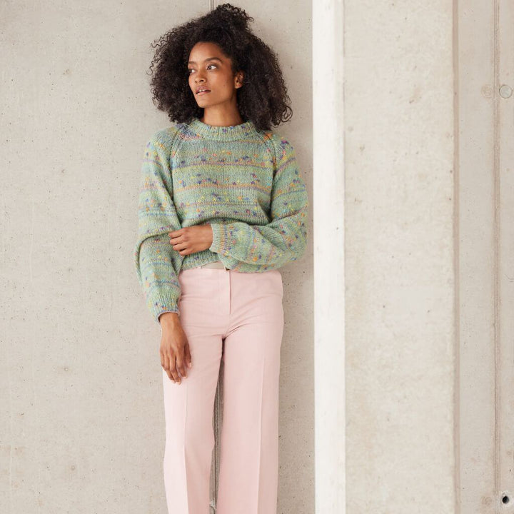 Lana Grossa Farbenfroher Pullover Strickanleitung - Lana Grosse (Heft) bei bei bei bei bei bei bei bei bei bei Lieblingsgarn