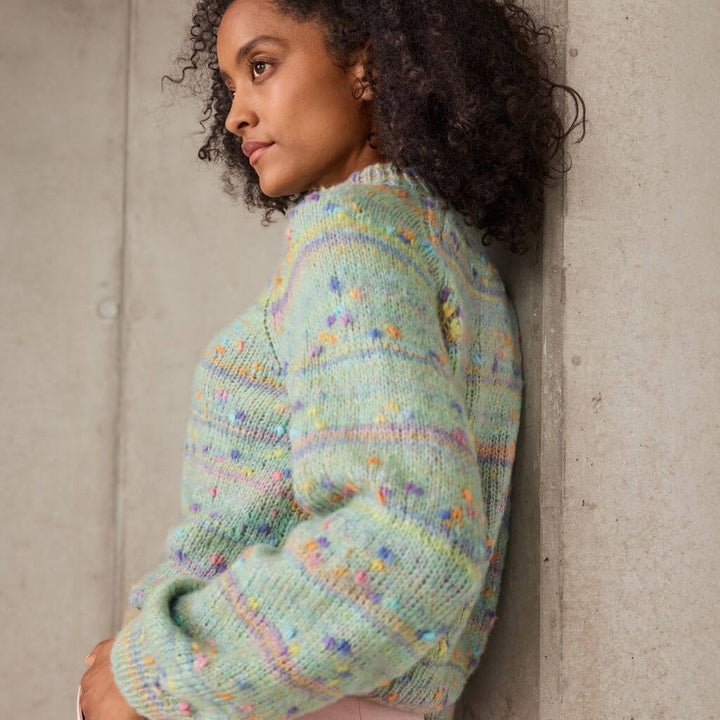 Lana Grossa Farbenfroher Pullover Strickanleitung - Lana Grosse (Heft) bei bei bei bei bei bei bei bei bei bei Lieblingsgarn